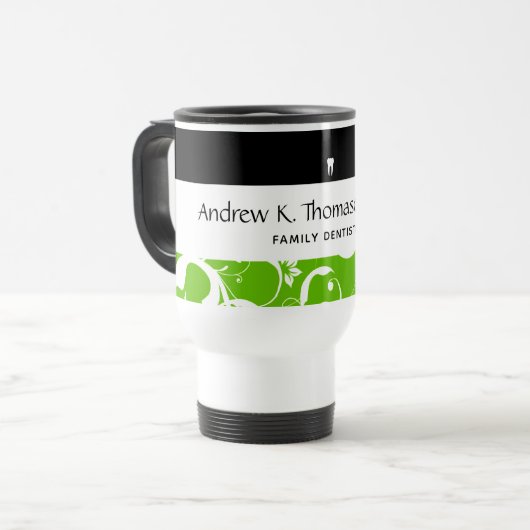 Mug De Voyage Staff pro Damask (Devant gauche)