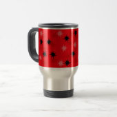 Mug De Voyage Starbursts Red Atomique Voyage Mug (Devant gauche)