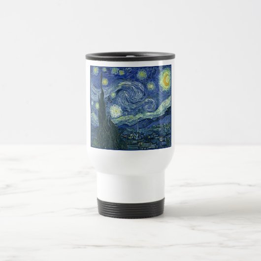 Mug De Voyage Starry Night, Blue French Stars, Vincent Van Gogh (Centre)