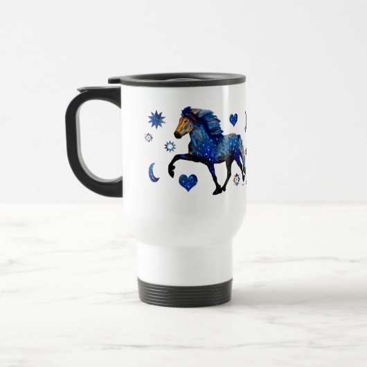 Mug De Voyage Stary Night Charismatic Tolting cheval islandais (Gauche)