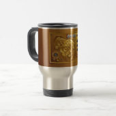 Mug De Voyage Steampunk Uhr (Devant gauche)