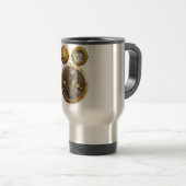 Mug De Voyage Steampunk Uhr (Devant droit)