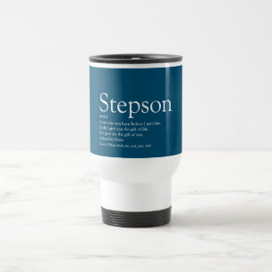 Mug De Voyage Stepson Definition Modern Blue Fun