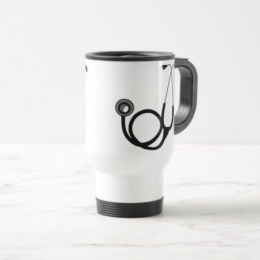 Mug De Voyage Stéthoscope (Devant droit)