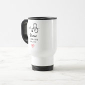 Mug De Voyage Stethoscope Heartbeat Infirmière Docteur (Devant gauche)