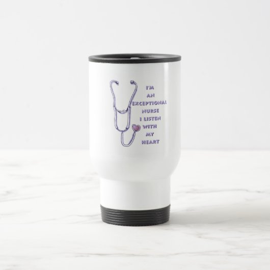 Mug De Voyage Stéthoscope infirmière exceptionnelle (Centre)