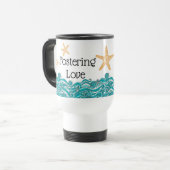 Mug De Voyage Stimulant l'amour - cadeau orienté d'adoption (Devant gauche)