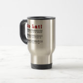 Mug De Voyage Sto Lat ! Chanson (Devant gauche)