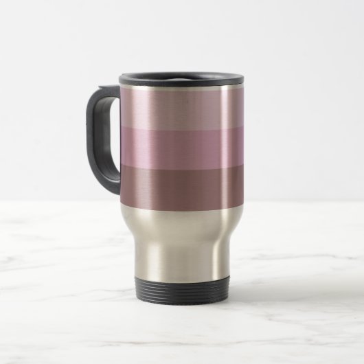 Mug De Voyage Striped ombre (Devant gauche)