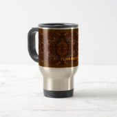 Mug De Voyage Style aborigène australien Walkabout Art Design (Devant gauche)