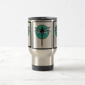 Mug De Voyage Style d'art déco de libellule (Centre)