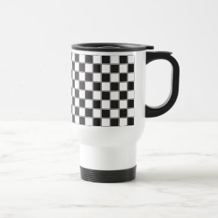 Mug De Voyage Style d'échiquier