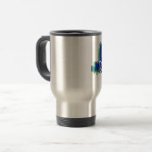 Mug De Voyage Style graffiti Denver skyline (Devant gauche)
