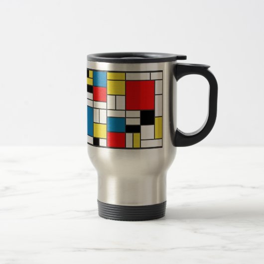 Mug De Voyage Style mondrien (Droit)
