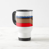 Mug De Voyage Subduction de caféine en cours (Devant gauche)