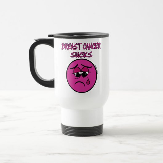 Mug De Voyage SUCKS...Cancer du sein (Gauche)