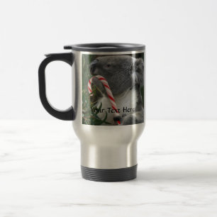 Mug De Voyage Sucre de canne de Noël australien Koala