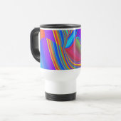 Mug De Voyage Summerfeel, Rainbowart 3D Abstrait (Devant gauche)