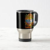 Mug De Voyage Summerween Skeleton Ghost Beach Halloween Fu (Devant droit)