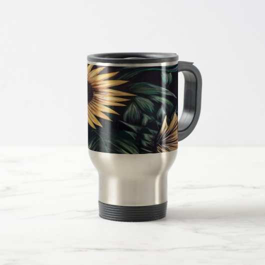 Mug De Voyage Sunflower Life (Devant droit)