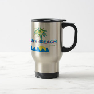 Mug De Voyage Sunny South Beach, Floride