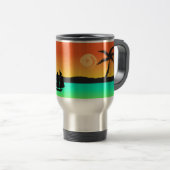 Mug De Voyage Sunset de l'île (Devant droit)