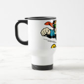 Mug De Voyage Super Chat Volant avec Poisson (Gauche)