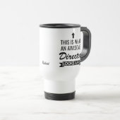 Mug De Voyage Super Directeur – Cadeau Personnalisé et Drôle pou (Devant droit)