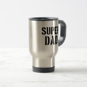 Mug De Voyage Super papa (Devant droit)