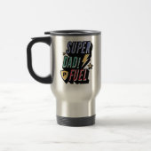 Mug De Voyage Super Papa Carburant Superhero amusant Comique Per (Gauche)