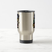 Mug De Voyage Super Papa Carburant Superhero amusant Comique Per (Centre)