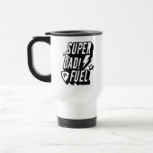 Mug De Voyage Super Papa Carburant Superhero amusant Comique Per (Gauche)