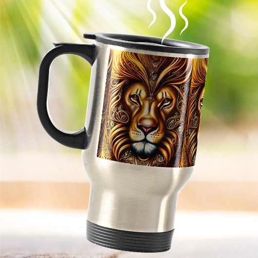 Mug De Voyage Superbe Lion d'Or