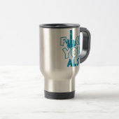 Mug De Voyage Support ALS awareness (Devant droit)