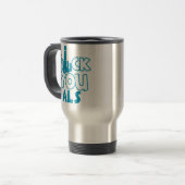 Mug De Voyage Support ALS awareness (Devant gauche)