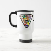 Mug De Voyage Support de boule de piscine (Gauche)