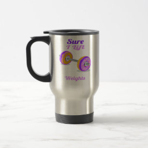 Mug De Voyage Sûr que je soulève des poids Donut