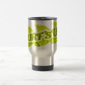 Mug De Voyage Surf vers le haut vert brillant surfer voyage mure (Centre)