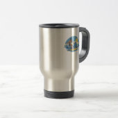 Mug De Voyage Surfing d'Ocean Wave Beach (Devant droit)