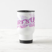 Mug de voyage "Surf's Up" surfeurs rose et violet (Centre)