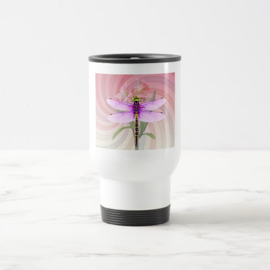 Mug De Voyage Surreal 60's Theme Dragon Fly (Centre)