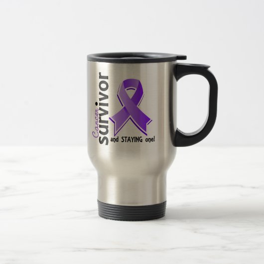 Mug De Voyage Survivant 19 de lymphogranulomatose maligne (Droit)