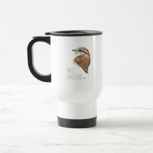 Mug De Voyage Sweet Caroline (Carolina Wren) (Gauche)