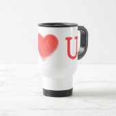 Mug De Voyage Sweet Heart 'I love U' (Devant droit)