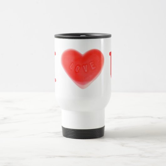 Mug De Voyage Sweet Heart 'I love U' (Centre)