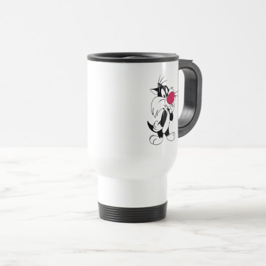 Mug De Voyage Sylvester Jr. | Pose classique (Devant droit)