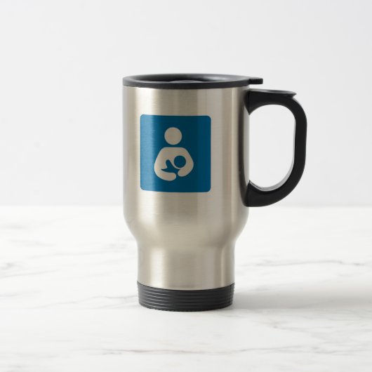 Mug De Voyage symbole allaitant international (Droit)