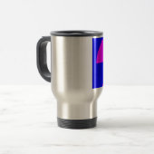 Mug De Voyage Symbole d'avertissement de rayonnement (Devant gauche)