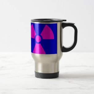 Mug De Voyage Symbole d'avertissement de rayonnement