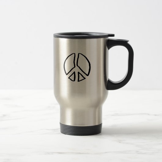 MUG DE VOYAGE SYMBOLE DE LA PAIX (Droit)